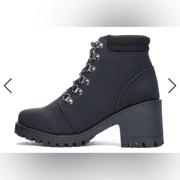 Dirty Laundry Iggy Lace Up Combat Women's Boots. Size 10 Black 3" Heel - Picture 3 of 7